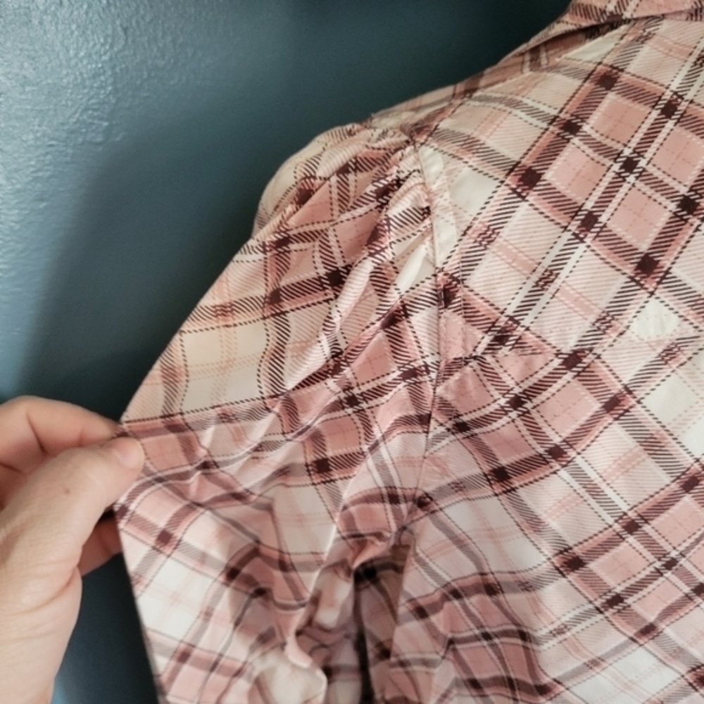 Kut From the Kloth size small plaid button up shirt NWOT - Picture 6 of 8